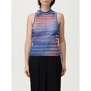 Jean Paul Gaultier Top Woman Gnawed Blue